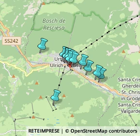 Mappa Via Promenade, 39046 Ortisei BZ, Italia (0.83385)