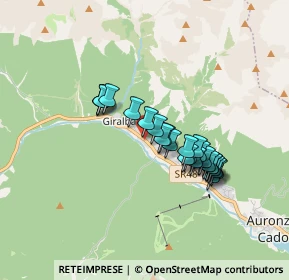 Mappa Via Ligonto, 32041 Auronzo di Cadore BL, Italia (1.37308)