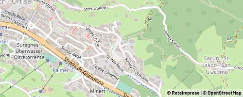 Mappa St. Ulrich in Gröden