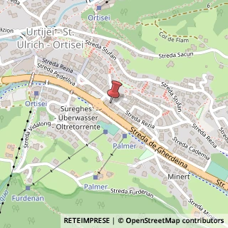 Mappa Strada Rezia, 208, 39046 Ortisei, Bolzano (Trentino-Alto Adige)