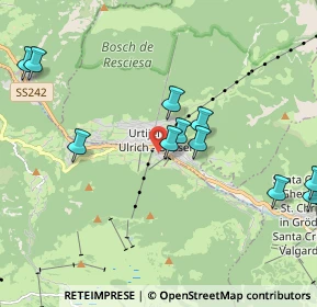 Mappa Via Vidalong, 39046 Ortisei BZ, Italia (2.68333)