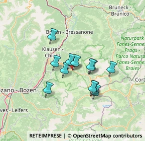 Mappa Via Vidalong, 39046 Ortisei BZ, Italia (9.79833)