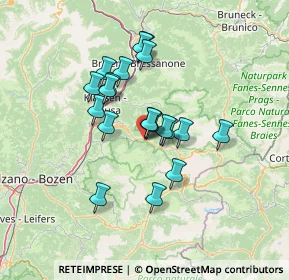 Mappa Via Vidalong, 39046 Ortisei BZ, Italia (10.372)