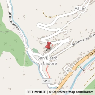 Mappa Via Mezzaterra,  13, 32040 San Pietro di Cadore, Belluno (Veneto)