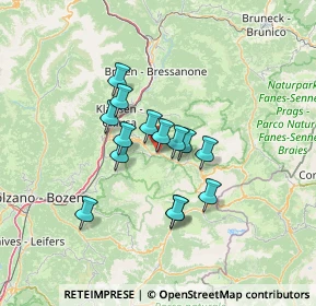 Mappa Via Rumanon, 39046 Ortisei BZ, Italia (9.75929)