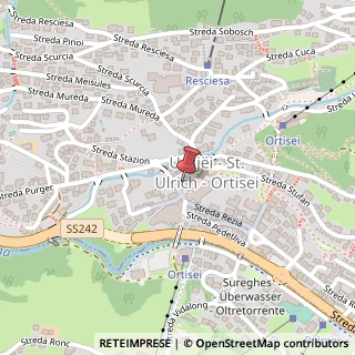 Mappa Strada Rezia, 1, 39046 Ortisei, Bolzano (Trentino-Alto Adige)