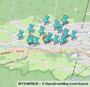 Mappa Via, 39046 Ortisei BZ, Italia (0.3455)