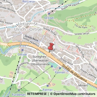 Mappa Strada Rezia, 162, 39046 Ortisei, Bolzano (Trentino-Alto Adige)