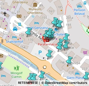 Mappa Reziastrasse 173, 39046 Ortisei BZ, Italia (0.04348)