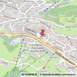 Mappa Strada Rezia, 162, 39046 Ortisei, Bolzano (Trentino-Alto Adige)