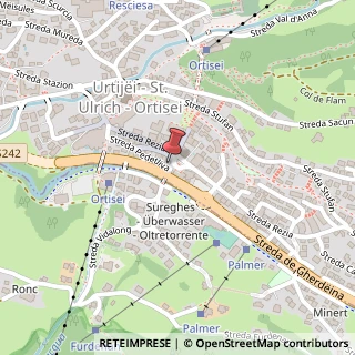 Mappa Strada Rezia, 116, 39046 Ortisei, Bolzano (Trentino-Alto Adige)