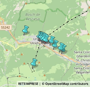 Mappa Strada Sotria, 39046 Ortisei BZ, Italia (0.86385)