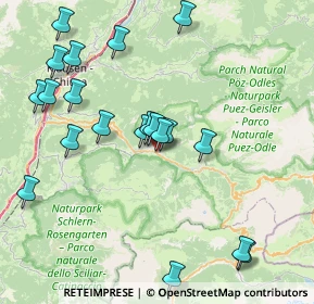 Mappa Strada Sotria, 39046 Ortisei BZ, Italia (8.6015)