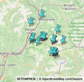 Mappa Via Tavella, 39046 Ortisei BZ, Italia (9.0655)