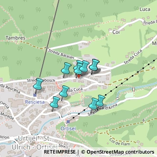 Mappa Strada Cuca, 39046 Ortisei BZ, Italia (0.14167)