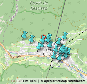 Mappa Raschötzerstraße, 39046 Ortisei BZ, Italia (0.734)