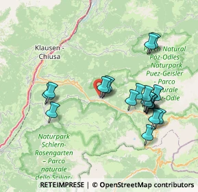 Mappa Raschötzerstraße, 39046 Ortisei BZ, Italia (7.0535)
