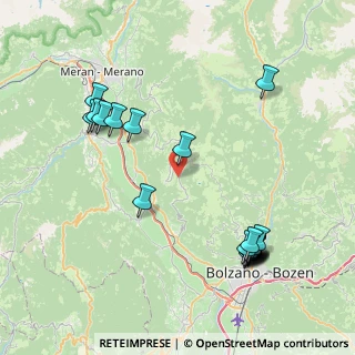 Mappa Handwerkerzone Moos, 39010 Meltina BZ, Italia (9.2115)