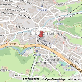 Mappa Strada Rezia, 38, 39046 Ortisei, Bolzano (Trentino-Alto Adige)