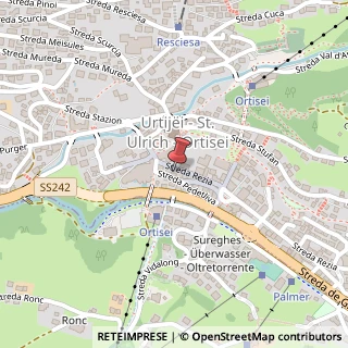 Mappa Strada Rezia, 44, 39046 Ortisei, Bolzano (Trentino-Alto Adige)