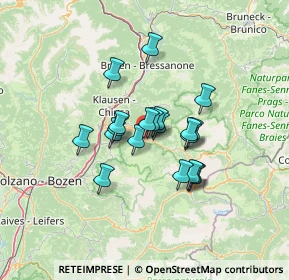 Mappa Str. Arnaria, 39046 Ortisei BZ, Italia (9.1925)