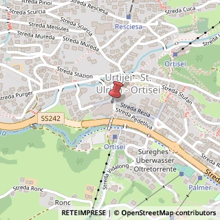 Mappa Strada Rezia, 22, 39046 Ortisei, Bolzano (Trentino-Alto Adige)