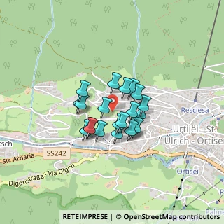 Mappa Via Nevel, 39046 Ortisei BZ, Italia (0.25714)