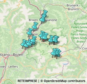 Mappa Via Nevel, 39046 Ortisei BZ, Italia (9.5495)