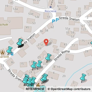 Mappa Via Sneton, 39046 Ortisei BZ, Italia (0.09615)