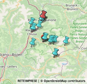 Mappa Via Sneton, 39046 Ortisei BZ, Italia (10.0345)