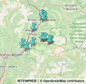 Mappa Via Meisules, 39046 Ortisei BZ, Italia (9.51636)