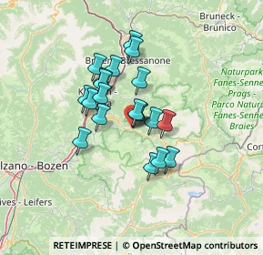 Mappa Via Meisules, 39046 Ortisei BZ, Italia (9.472)