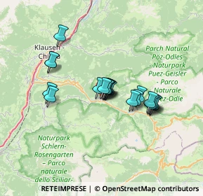 Mappa Via Meisules, 39046 Ortisei BZ, Italia (5.05)
