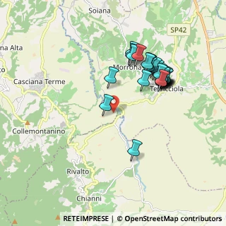 Mappa Via Terriciolese, 56030 Terricciola PI, Italia (1.88519)