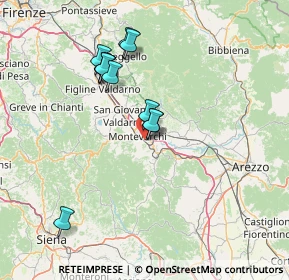 Mappa Via Enrico Berlinguer, 52025 Montevarchi AR, Italia (13.35727)