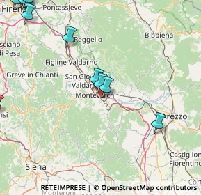 Mappa Via Enrico Berlinguer, 52025 Montevarchi AR, Italia (28.86286)