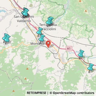Mappa Via E. Berlinguer, 52025 Montevarchi AR, Italia (6.00333)