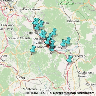 Mappa Via E. Berlinguer, 52025 Montevarchi AR, Italia (9.13056)
