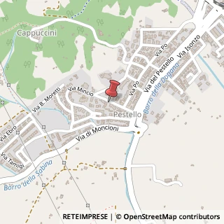 Mappa Via Mincio,  26, 52025 Montevarchi, Arezzo (Toscana)