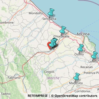 Mappa Via Valentino Mazzola, 60035 Jesi AN, Italia (19.81182)