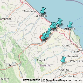 Mappa Via Valentino Mazzola, 60035 Jesi AN, Italia (14.845)