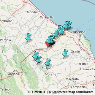 Mappa Ipermercato Oasi, 60035 Jesi AN, Italia (9.605)