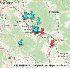 Mappa Via Maddalena, 52025 Montevarchi AR, Italia (10.43182)