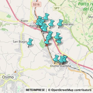Mappa Via della Sbrozzola, 60021 Osimo AN, Italia (1.581)