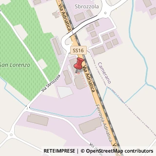 Mappa Via della Sbrozzola, 28, 60027 Osimo, Ancona (Marche)