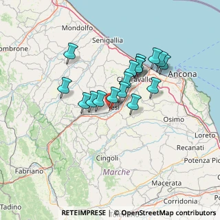 Mappa Via Caduti del Lavoro, 60035 Jesi AN, Italia (11.48941)