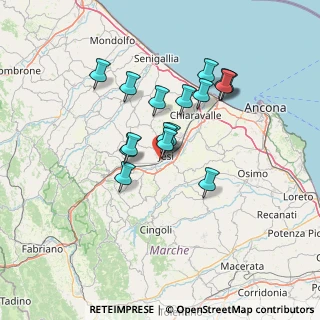 Mappa Via Caduti del Lavoro, 60035 Jesi AN, Italia (11.72063)