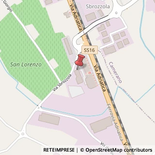 Mappa Via della Sbrozzola, 26, 60027 Osimo, Ancona (Marche)