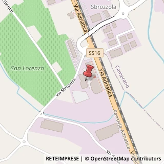 Mappa Parco Commerciale Cargopier, Via della Sbrozzola, 60027 Osimo AN, Italia, 60027 Osimo, Ancona (Marche)