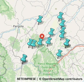 Mappa 60011 Arcevia AN, Italia (7.308)
